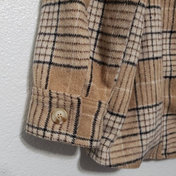 Akaiv Wool Blend Plaid Shacket - Picture 8 of 11